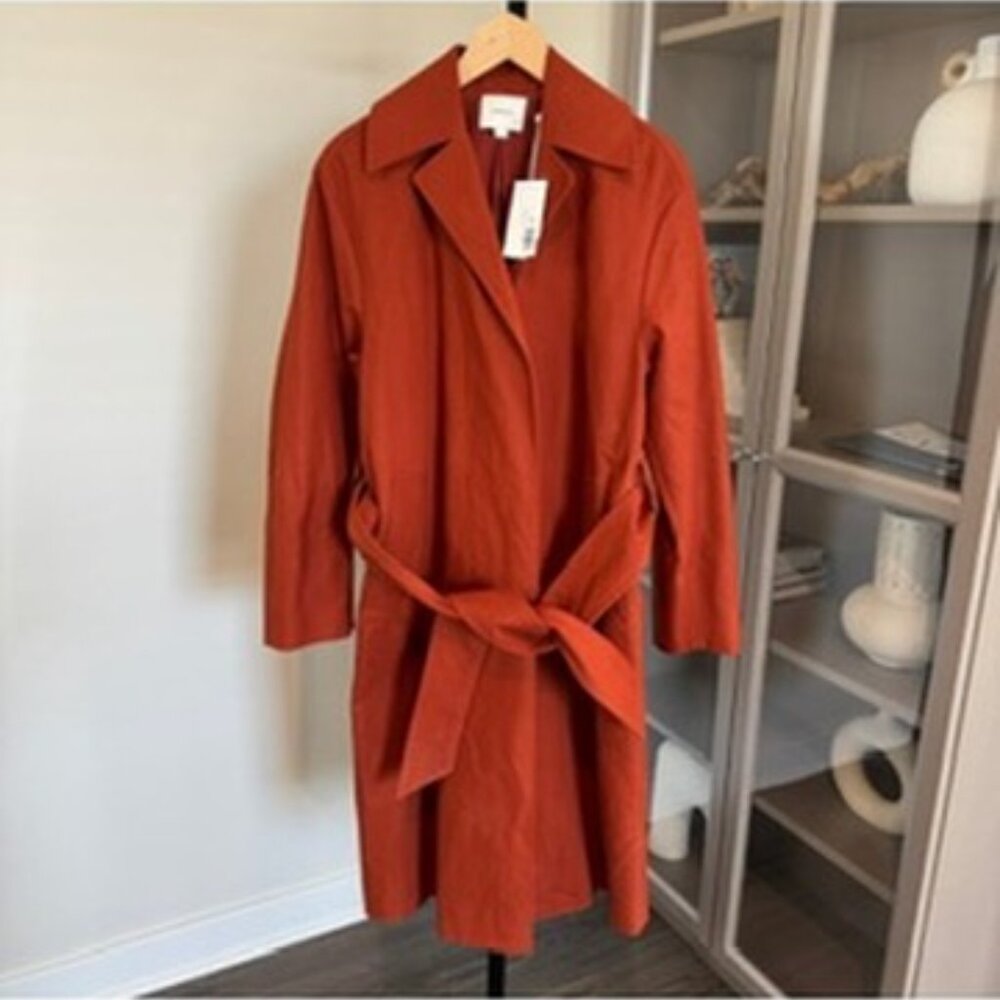 NWT Vince Cotton Trench Coat